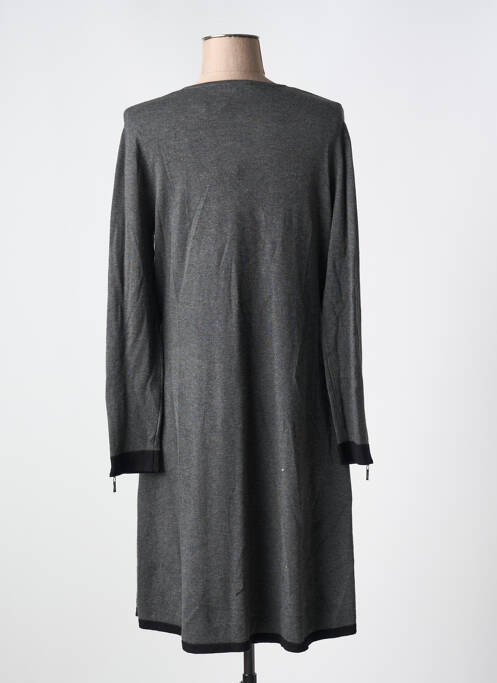 Robe mi-longue gris MARBLE pour femme