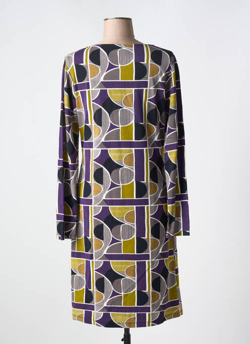 Robe mi-longue violet AGATHE & LOUISE pour femme