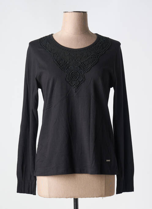 T-shirt noir AGATHE & LOUISE pour femme