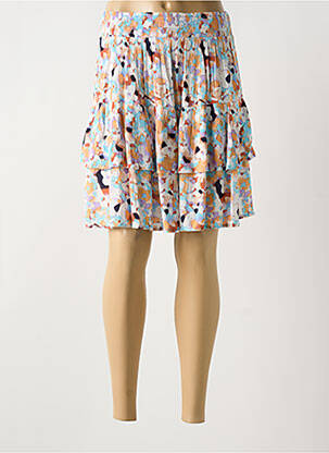 Jupe courte taille élastique bleu ESPRIT femme