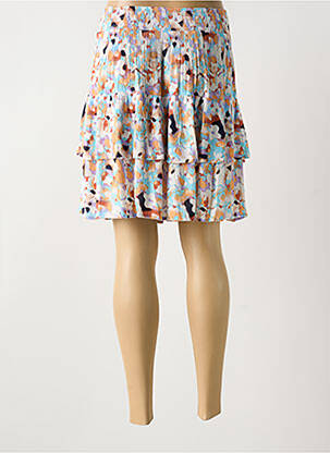 Jupe courte taille élastique bleu ESPRIT femme