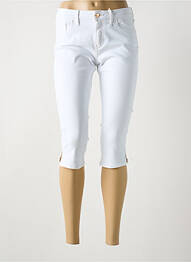 Corsaire tissage denim taille normale blanc ESPRIT femme