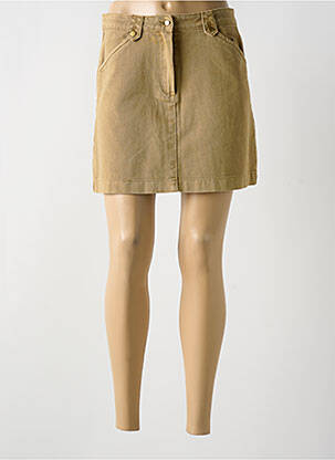 Jupe courte poches marron ARTLOVE femme