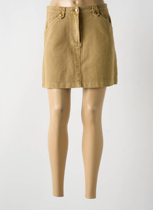 Jupe courte marron ARTLOVE pour femme