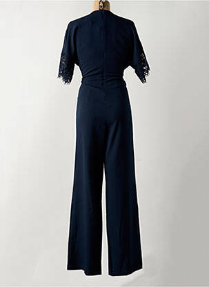 Combi-pantalon fermeture zippée au dos manches courtes bleu ESPRIT femme
