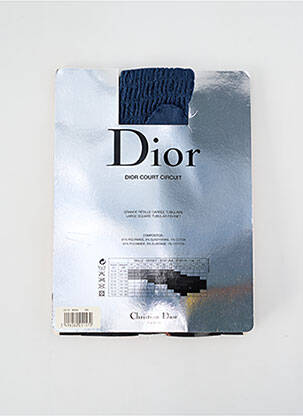 Collants stretch bleu DIOR femme