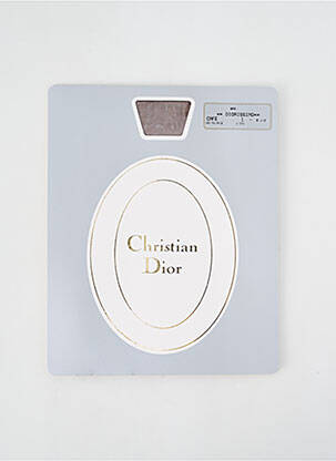 Collants stretch marron CHRISTIAN DIOR femme