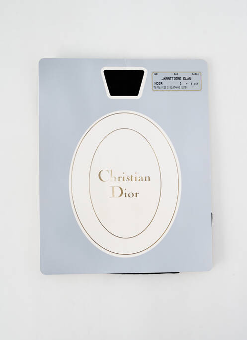 Bas noir CHRISTIAN DIOR pour femme