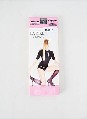 Chaussettes imprimé fantaisie noir LA PERLA femme