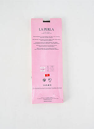 Chaussettes imprimé fantaisie marron LA PERLA femme