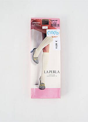 Chaussettes stretch marron LA PERLA femme