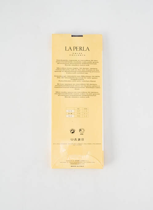 Chaussettes stretch marron LA PERLA femme