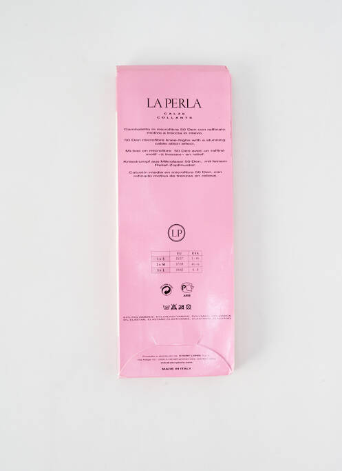 Chaussettes stretch marron LA PERLA femme