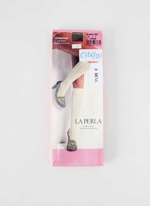 Chaussettes marron LA PERLA pour femme