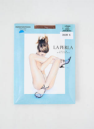 Collants stretch marron LA PERLA femme
