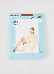 Bas stretch marron LA PERLA femme