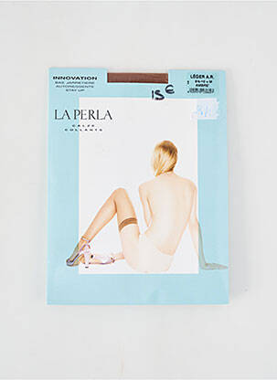 Bas stretch marron LA PERLA femme