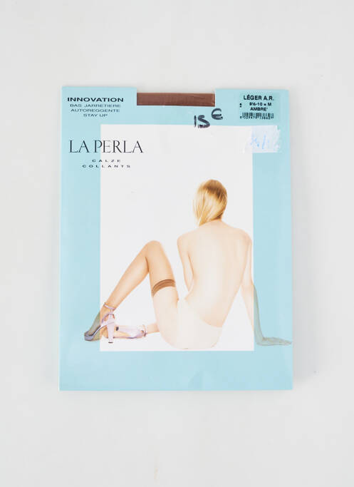 Bas stretch marron LA PERLA femme