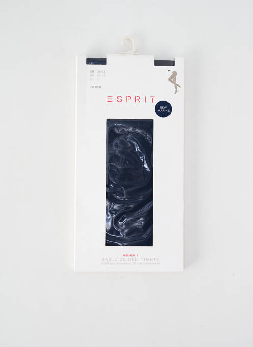 Collants bleu ESPRIT pour femme