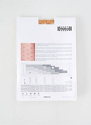 Collants imprimé fantaisie chair WOLFORD femme