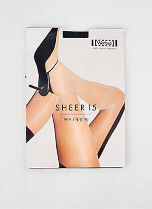 Collants stretch noir WOLFORD femme