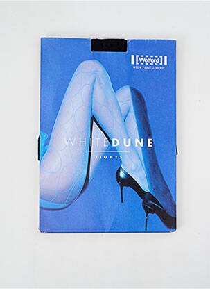 Collants imprimé fantaisie noir WOLFORD femme