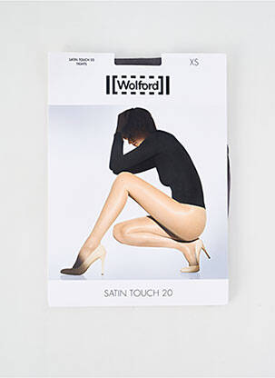 Collants stretch gris WOLFORD femme