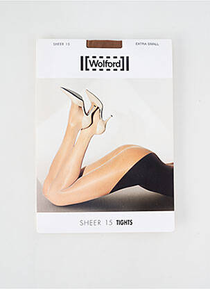 Collants marron WOLFORD pour femme