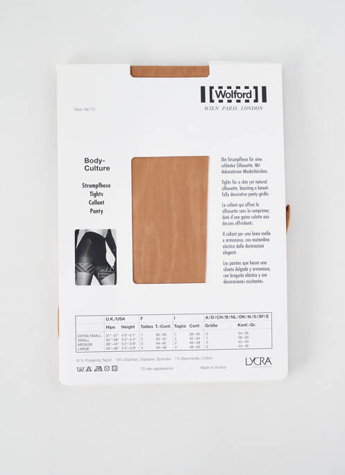 Collants chair WOLFORD pour femme