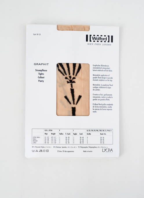 Collants chair WOLFORD pour femme