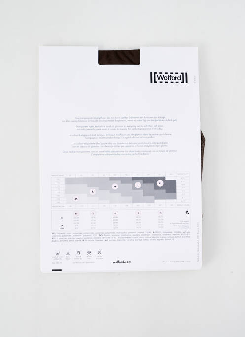 Collants marron WOLFORD pour femme