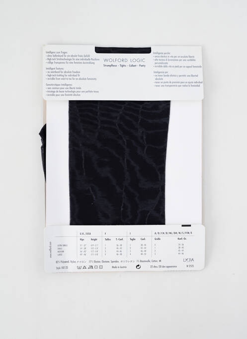 Collants noir WOLFORD pour femme