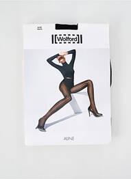 Collants imprimé fantaisie noir WOLFORD femme