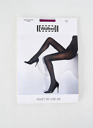 Collants stretch violet WOLFORD femme