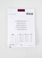 Collants violet WOLFORD pour femme seconde vue