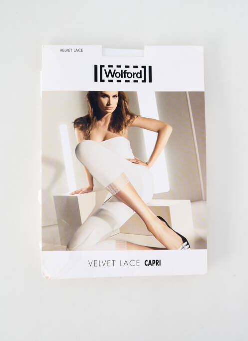 Legging stretch blanc WOLFORD femme