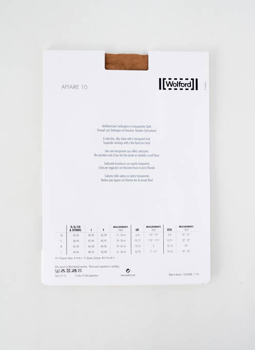 Bas chair WOLFORD pour femme