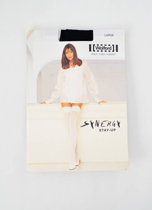 Bas noir WOLFORD pour femme