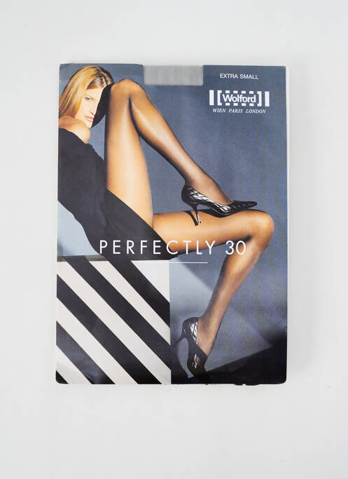 Collants gris WOLFORD pour femme