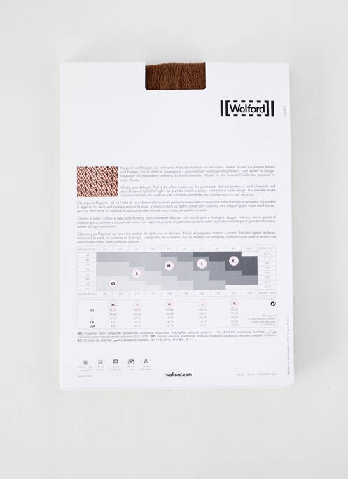 Collants marron WOLFORD pour femme