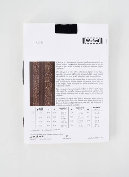 Collants noir WOLFORD pour femme