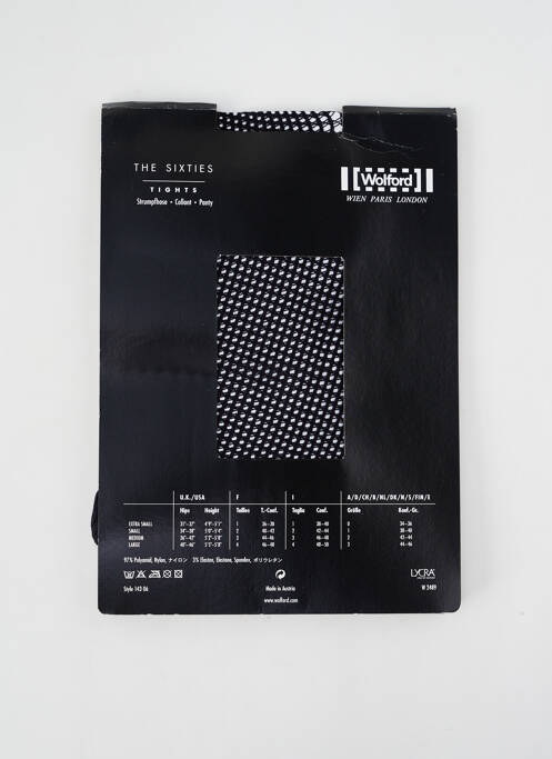 Collants noir WOLFORD pour femme