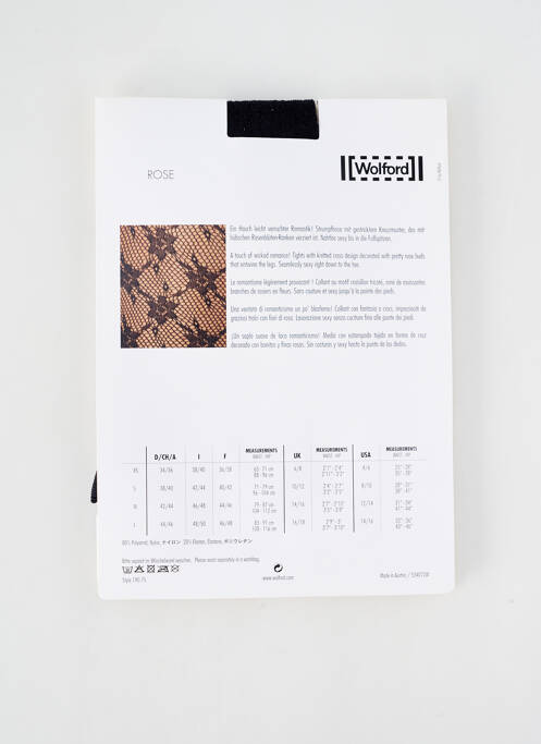 Collants noir WOLFORD pour femme