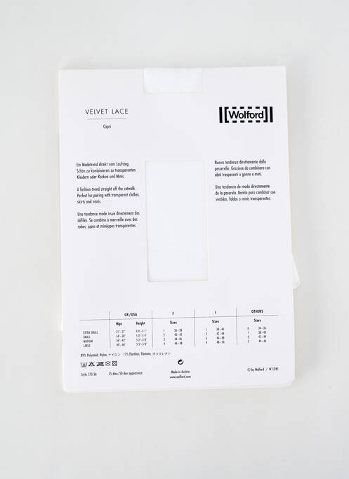 Legging blanc WOLFORD pour femme