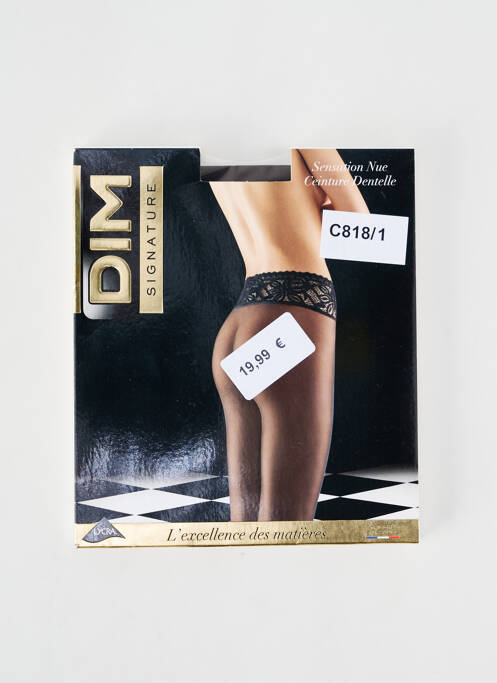 Collants marron DIM pour femme