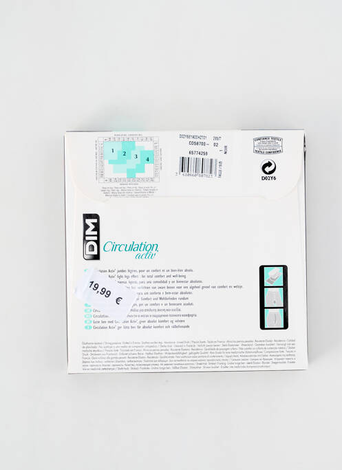 Collants noir DIM pour femme