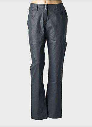 Pantalon slim tissage enduit taille normale gris MERI & ESCA femme