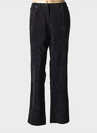 Pantalon droit stretch noir GUY DUBOUIS femme