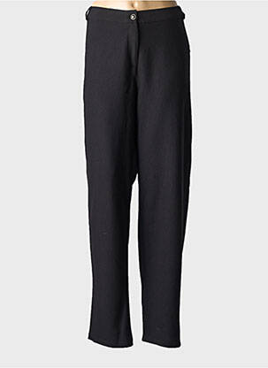 Pantalon droit stretch taille normale noir FRED SABATIER femme