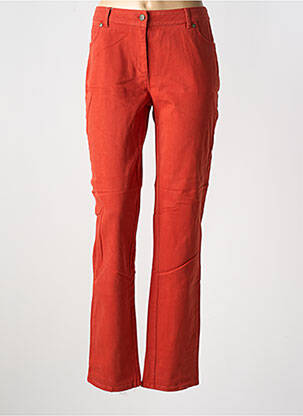 Jeans coupe slim stretch taille normale orange JAC JAC femme